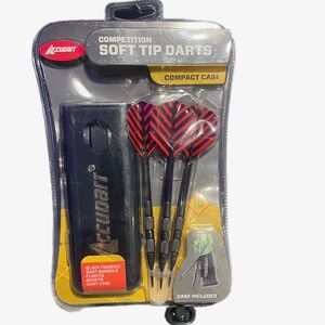 Escalade Sports Accudart Competition Soft Tip Darts with Case Item No. D5145